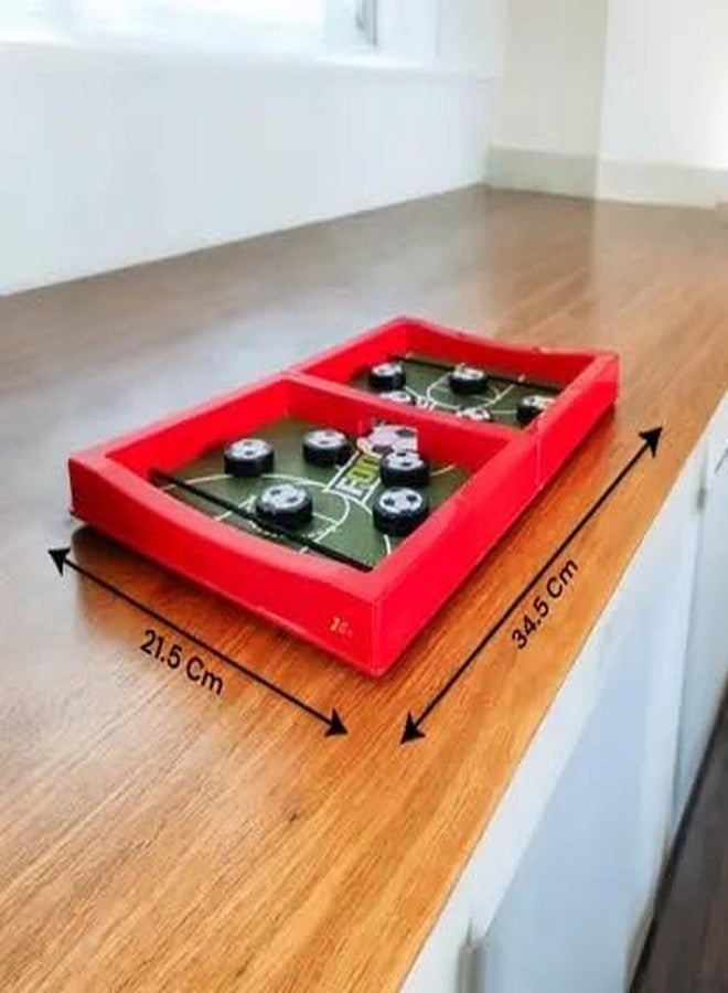 KIDDOVATE Sparkling String Football Basketball Hockey Table Board Game | Fast Sling Board Game for Kids and Adults | Interactive Game | Hand Eye cordination | Brain Development - Image 5